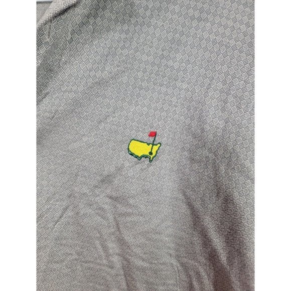 Masters Clubhouse Collection Mens Golf Polo Shirt L Gray Diamonds Italy‎ - Picture 2 of 7